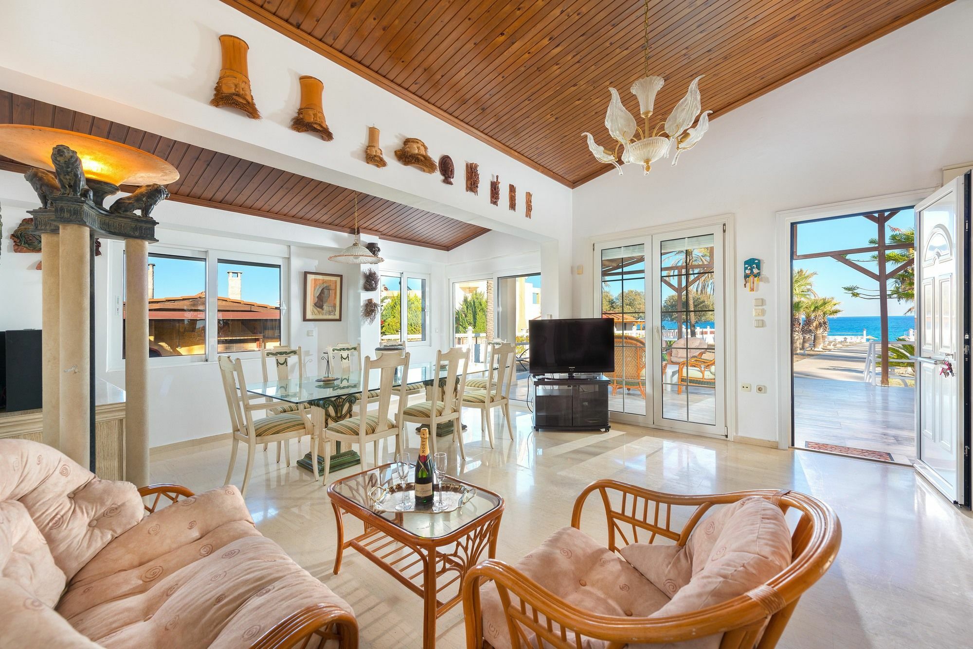 Villa Maria Beachfront Residence Kiotari Esterno foto